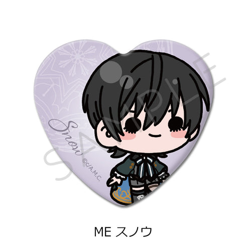 『魔法使いの約束』ハート型缶バッジ ME スノウ