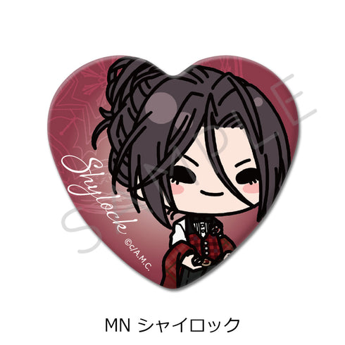 『魔法使いの約束』ハート型缶バッジ MN シャイロック