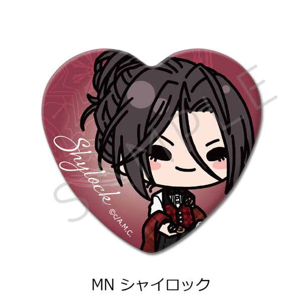 『魔法使いの約束』ハート型缶バッジ MN シャイロック