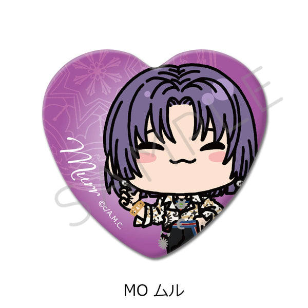 『魔法使いの約束』ハート型缶バッジ MO ムル