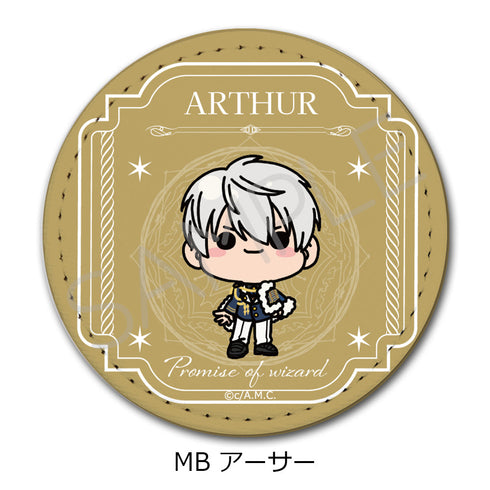 『魔法使いの約束』レザーバッジ(丸形) MBアーサー
