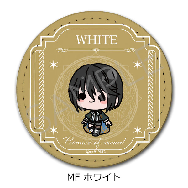 『魔法使いの約束』レザーバッジ(丸形) MF ホワイト