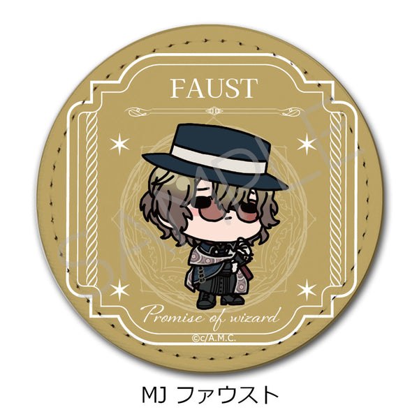 『魔法使いの約束』レザーバッジ(丸形) MJ ファウスト