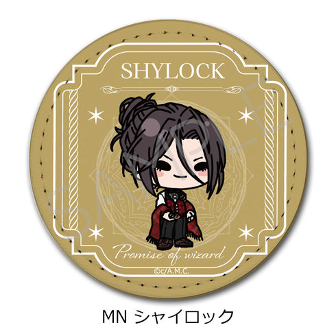 『魔法使いの約束』レザーバッジ(丸形) MN シャイロック