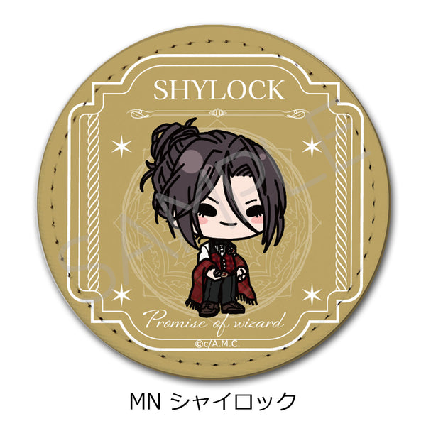 『魔法使いの約束』レザーバッジ(丸形) MN シャイロック