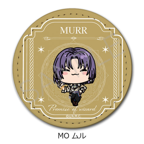 『魔法使いの約束』レザーバッジ(丸形) MO ムル