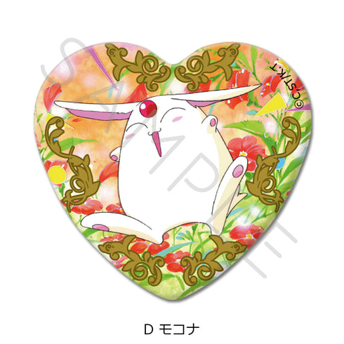 『魔法騎士レイアース』ハート型缶バッジ D モコナ