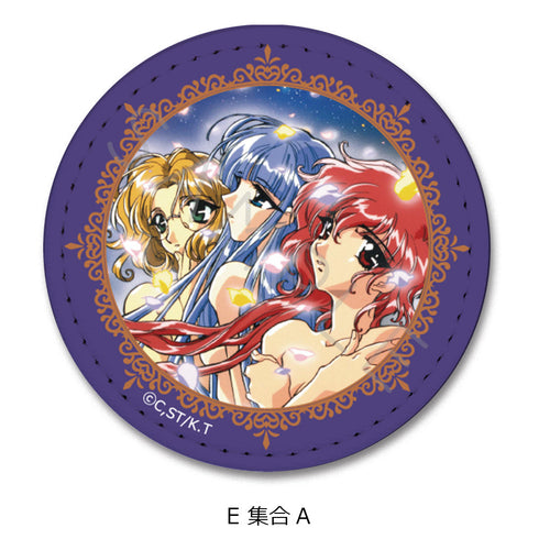 『魔法騎士レイアース』レザーバッジ(丸形) E 集合A