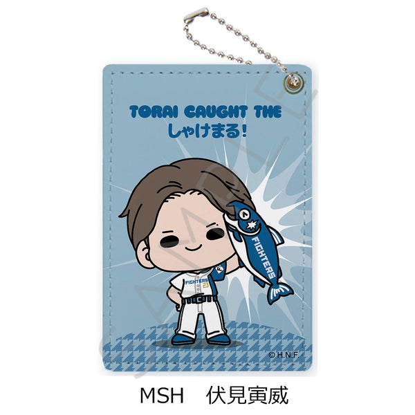 『北海道日本ハムファイターズ』パスケース (しゃけまるつかまえた!) mochocho-SH 伏見寅威