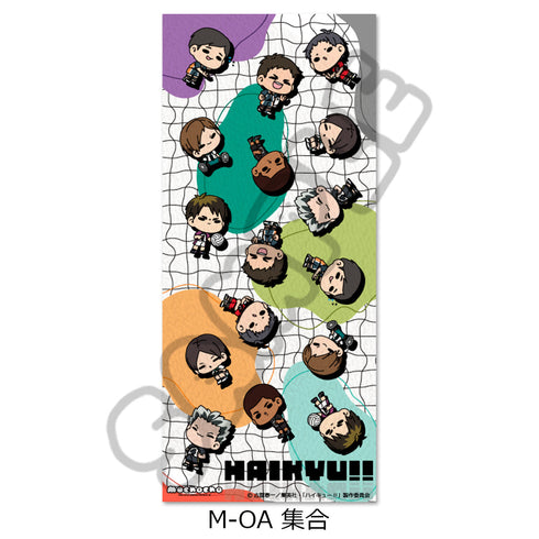 『ハイキュー!!』みんなmochocho化大作戦! 第7弾 フェイスタオル M-OA 集合