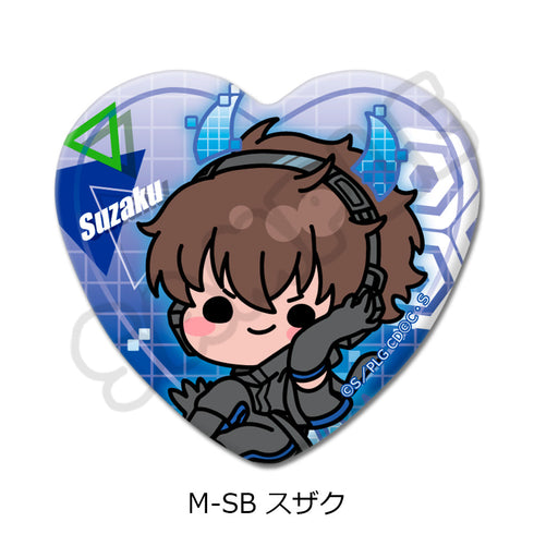 『コードギアス 反逆のルルーシュ』第2弾 ハート型缶バッジ M-SB スザク