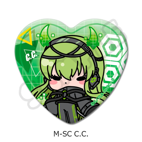 『コードギアス 反逆のルルーシュ』第2弾 ハート型缶バッジ M-SC C.C.