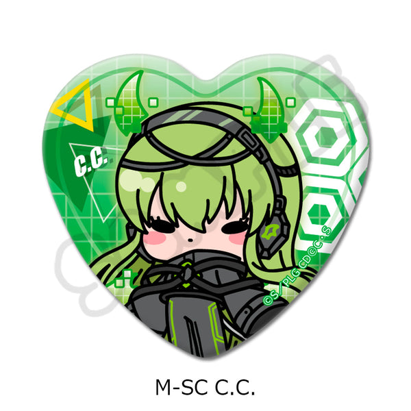 『コードギアス 反逆のルルーシュ』第2弾 ハート型缶バッジ M-SC C.C.