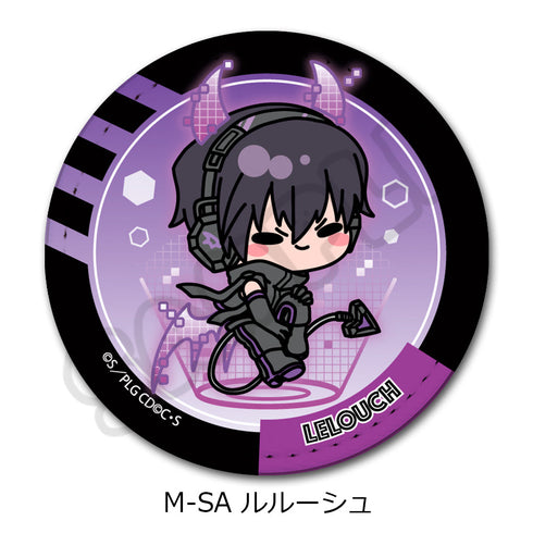 『コードギアス 反逆のルルーシュ』第2弾 レザーバッジ(丸形) M-SA ルルーシュ