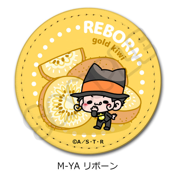 《家庭教师Hitman REBORN!》第3弹 皮革徽章(圆形) M-YA Reborn