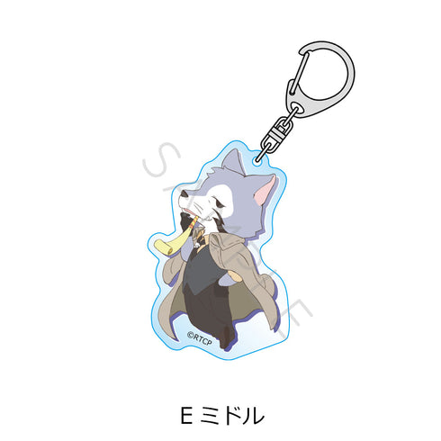 『あらいぐま カルカル団』アクリルキーホルダー E ミドル