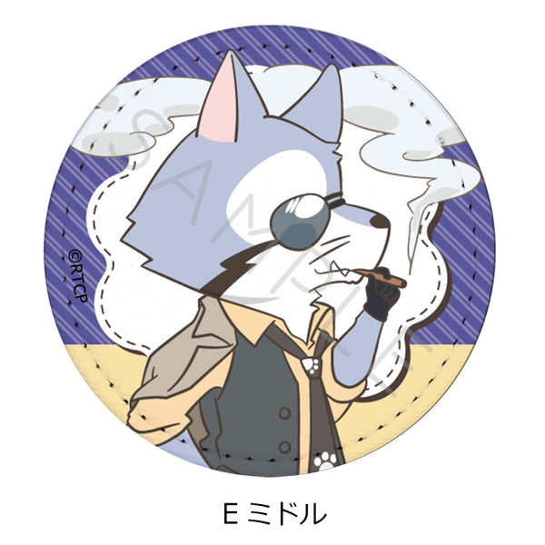 『あらいぐま カルカル団』レザーバッジ E ミドル