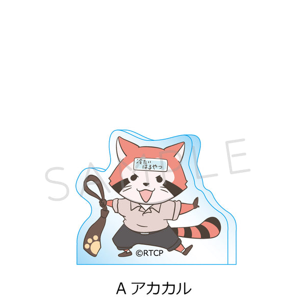 『あらいぐま カルカル団』アクリルミニブロック A アカカル