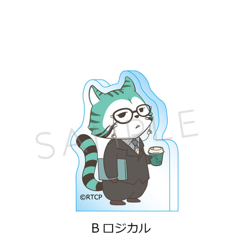 『あらいぐま カルカル団』アクリルミニブロック B ロジカル