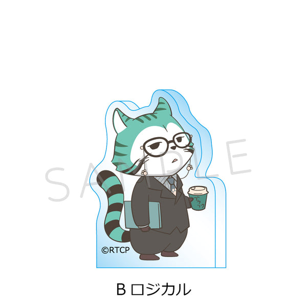 『あらいぐま カルカル団』アクリルミニブロック B ロジカル