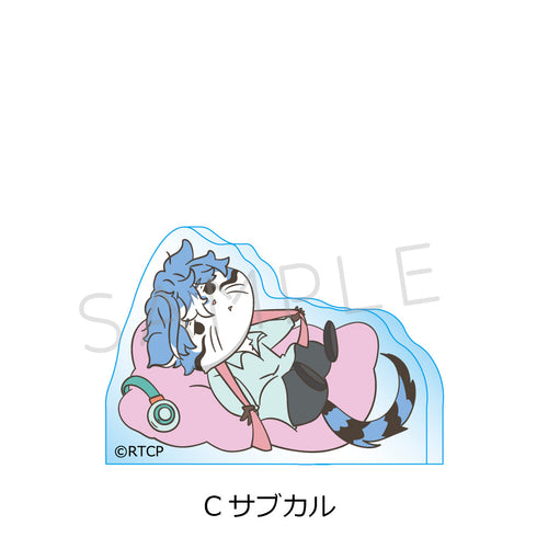 『あらいぐま カルカル団』アクリルミニブロック C サブカル