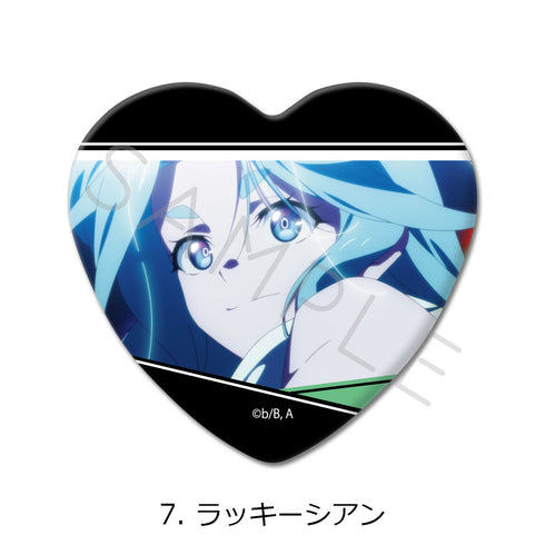 『TO BE HERO X』ハート型缶バッジ 7 ラッキーシアン