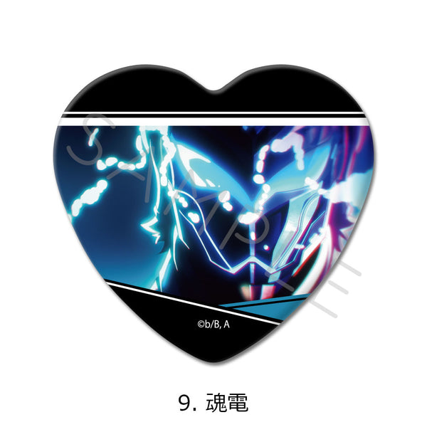『TO BE HERO X』ハート型缶バッジ 9 魂電