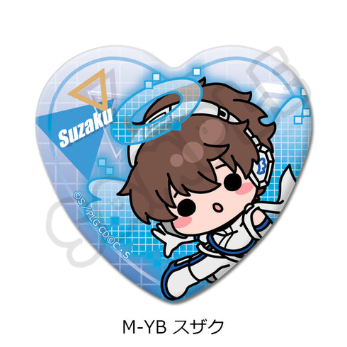 『コードギアス 反逆のルルーシュ』第3弾 ハート型缶バッジ M-YB スザク