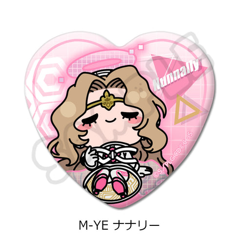『コードギアス 反逆のルルーシュ』第3弾 ハート型缶バッジ M-YE ナナリー