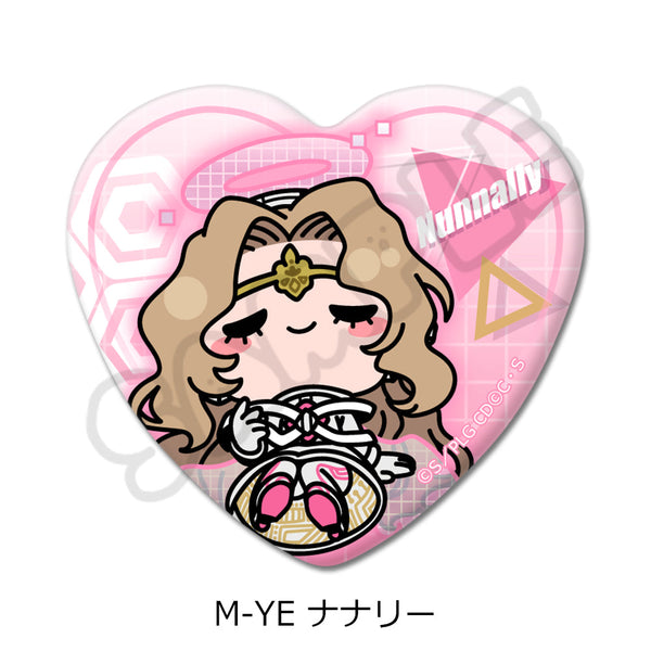『コードギアス 反逆のルルーシュ』第3弾 ハート型缶バッジ M-YE ナナリー