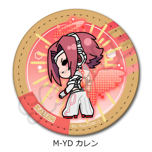 『コードギアス 反逆のルルーシュ』第3弾 レザーバッジ(丸形) M-YD カレン