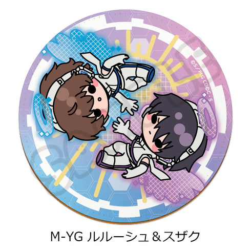 『コードギアス 反逆のルルーシュ』第3弾 レザーコースター M-YG ルルーシュ&スザク