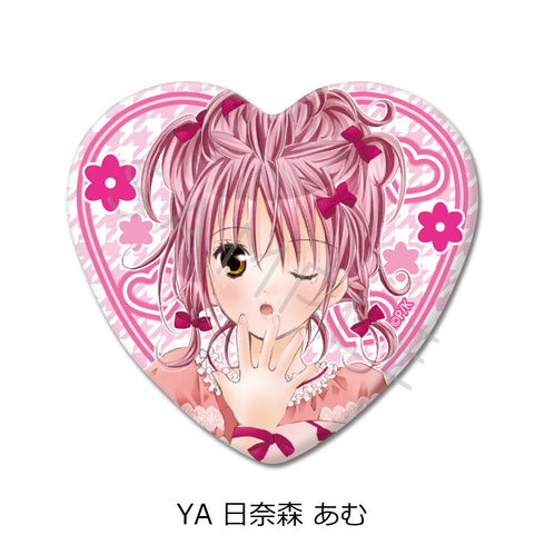 『しゅごキャラ!』第2弾 ハート型缶バッジ YA 日奈森あむ
