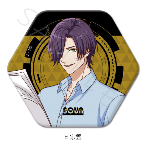 『ライドカメンズ』六角形缶バッジ E 宗雲