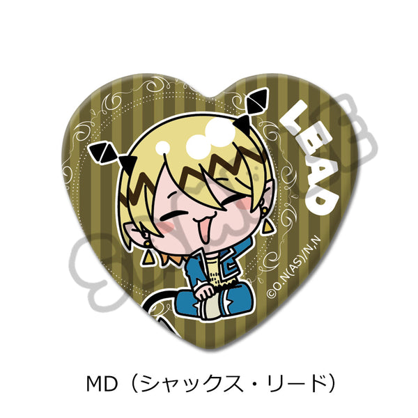 『魔入りました!入間くん』ハート型缶バッジ MD シャックス・リード