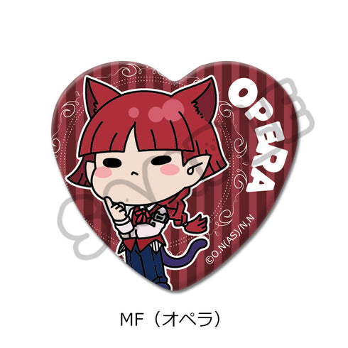 『魔入りました!入間くん』ハート型缶バッジ MF オペラ