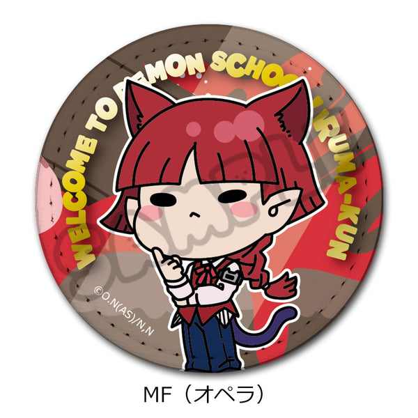 『魔入りました!入間くん』レザーバッジ(丸形) MF オペラ