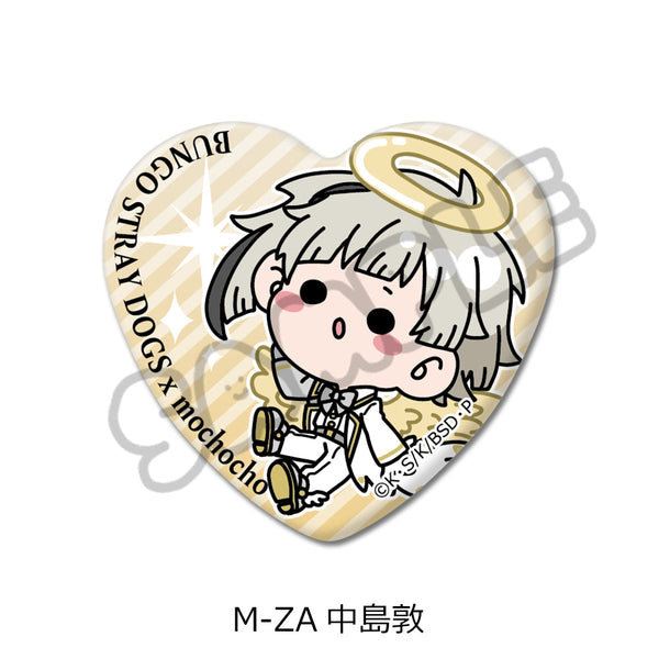 『文豪ストレイドッグス』第6弾 ハート型缶バッジ Mocho-ZA 中島敦