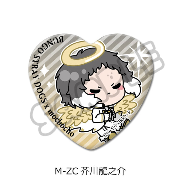 『文豪ストレイドッグス』第6弾 ハート型缶バッジ Mocho-ZC 芥川龍之介
