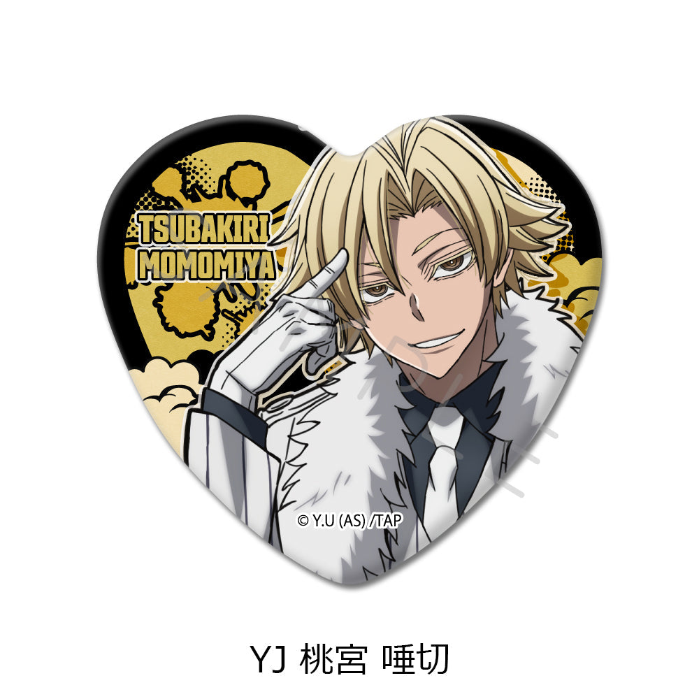 桃源暗鬼』第1弾 ハート型缶バッジ YJ 桃宮唾切 – Anime Store