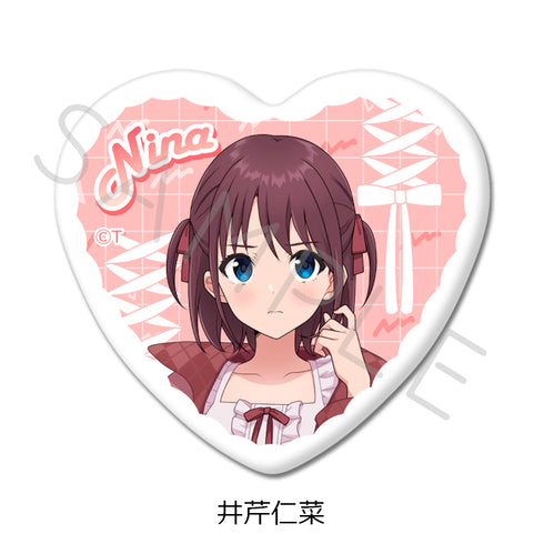 『ガールズバンドクライ』第4弾 ハート型缶バッジ【BOX】