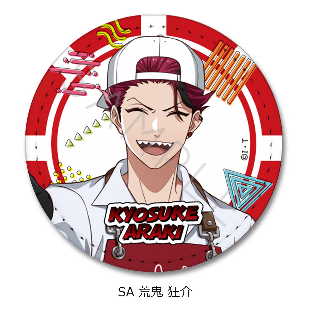 ライドカメンズ』第2弾 レザーバッジ(丸形) SA 荒鬼狂介 – Anime