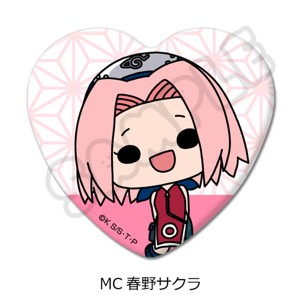 『NARUTO-ナルト-』ハート型缶バッジ MC 春野サクラ