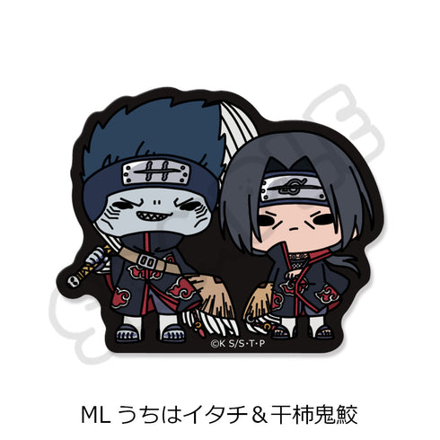 『NARUTO-ナルト-』クリアステッカー ML うちはイタチ&干柿鬼鮫