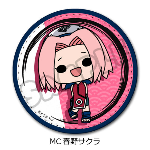 『NARUTO-ナルト-』レザーバッジ(丸形) MC 春野サクラ