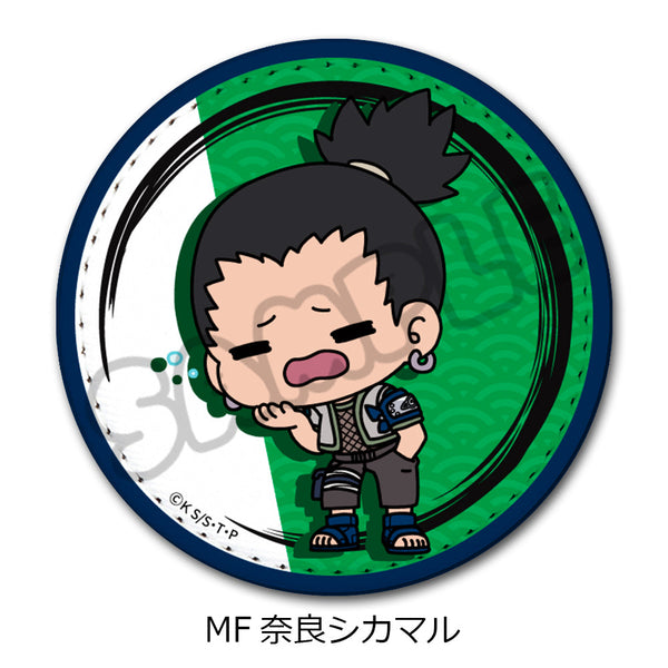 『NARUTO-ナルト-』レザーバッジ(丸形) MF 奈良シカマル