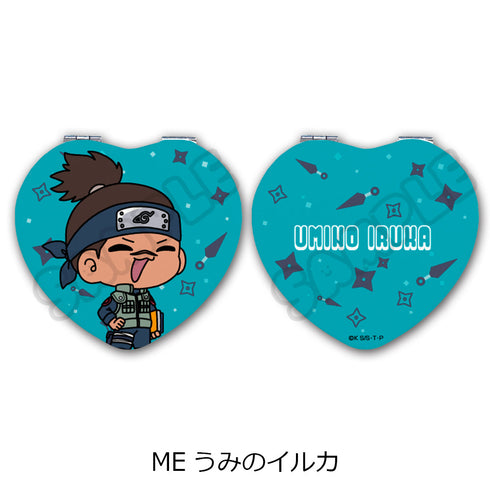 『NARUTO-ナルト-』コンパクトミラー(ハート) ME うみのイルカ