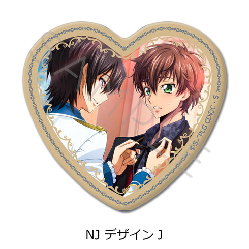 『コードギアス 反逆のルルーシュ』第4弾 ハート型缶バッジ【BOX】