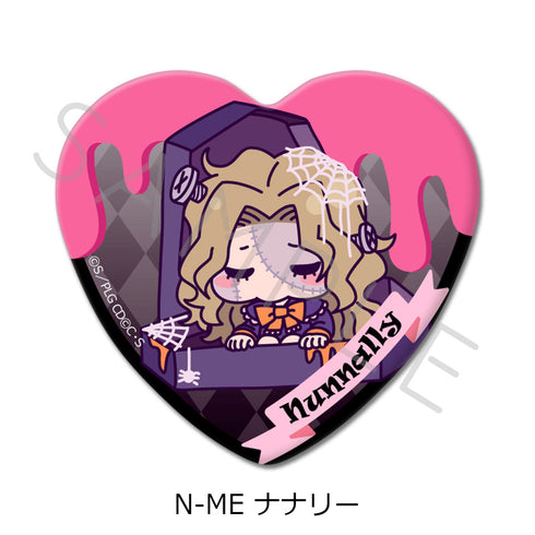 『コードギアス 反逆のルルーシュ』第4弾 ハート型缶バッジ N-ME ナナリー