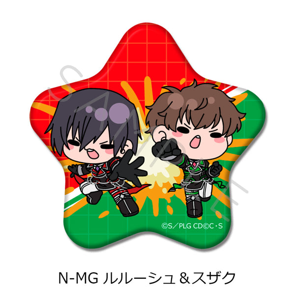 『コードギアス 反逆のルルーシュ』第4弾 星形缶バッジ N-MG ルルーシュ&スザク
